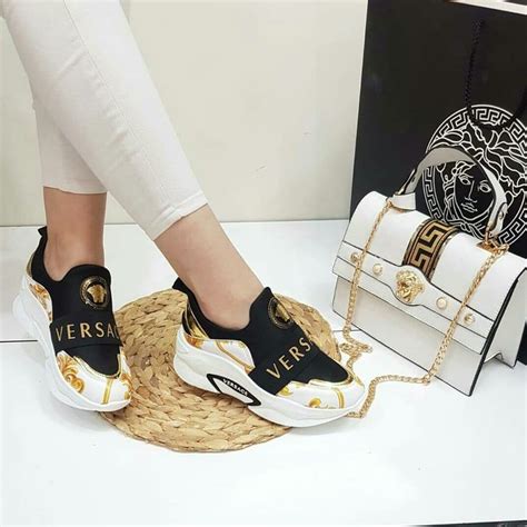 versace women sneakers on sale|fashion sneaker women versace shoes.